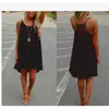 Vestido sin mangas con paneles de malla y espalda descubierta en gasa