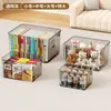 Caixa de armazenamento doméstica, organizador de mesa, cesta de armazenamento de lanches e brinquedos para sala de estar, caixa de armazenamento retangular com tampa