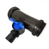 Cinta de microaspersión agrícola cinta de goteo tubo de goteo tubería de riego ahorradora de agua accesorios de riego por aspersión interruptores tes conector recto de cuatro vías