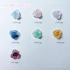 Yiwu nueva joyería para uñas color tinta triángulo estrellado rosa joyería para uñas accesorios para uñas luminosos