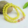 Pulseira Ai Yu Círculo Duplo com Cristal de Morango, Popular nas Lives do Kuaishou e Douyin, Atacado S5022810