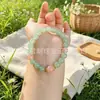 Novo Pulseira de Jade Dourado de Seda Jade Dongling Cabaça Multi-Tesouro Estilo Popular Articulação de Bambu Pulseira de Contas Ábaco