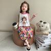 Traje de Verano sin Mangas para Niñas 2025 Nuevo Estilo Chaleco de Verano para Niños Pantalones Anti-Mosquitos Conjunto de Dos Piezas Ropa de Bebé