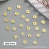 Joyería para Uñas Dollar Transfronteriza Dinero Dólar Manicura Tridimensional Moneda Metal para Uñas Joyería de Uñas Fábrica al por Mayor