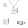Set de Pendientes y Collar de Cobre Perlado Brillante, Perlas de Imitación, No se Desvanecen, Toque de Lujo Ligero de Alta Gama para Mujer, Joyería al por Mayor Transfronteriza