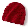 Bufanda para la cabeza retro de ganchillo calada pura hecha a mano de cachemira para otoño e invierno, sombrero versátil artístico para salidas casuales y fotografía