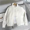 Chaqueta corta deconstruida estilo americano color caqui para hombre, primavera/otoño, cuello alto, chaqueta bomber, ropa de trabajo, chaqueta de béisbol de moda