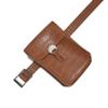 Nuevo Bolso de Cinturón Europeo y Americano para Mujer Moda Joker Patrón Cocodrilo Cuero Sintético Mini Riñonera Cinturón para Mujer Venta al por Mayor