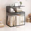 Estantería de escritorio, estante de almacenamiento de escritorio, organizador de archivos de escritorio de oficina, gabinete multicapa para niños y estudiantes