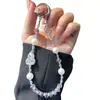 Corrente de Celular com Miçangas Foscas, Corrente com Pingente de Cabaça com Strass Estilo Pulseira para Mulheres, Acessório de Corrente de Cristal Versátil Original Único