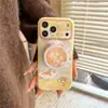 Capa de Celular Magnética Fosca Fofa Coelho de Sobremesa Maçã para iPhone 17Promax Adequada para 16Pro Camada Dupla 18Pro