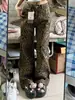 Jeans de pierna ancha con estampado de leopardo para mujer, forrados de polar y engrosados, nuevo producto de otoño, de cintura alta, adelgazantes, elegantes, de pierna recta, hasta el suelo
