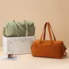 Bolsa de Fitness con Separación Seca y Húmeda, Bolsa de Equipaje Deportivo de Gran Capacidad para Mujeres, Elegante Bolsa de Viaje con Compartimento Independiente para Zapatos, Se Puede Imprimir con Logo