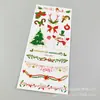 Tatuajes Temporales de Dibujos Animados de Cebolla Rosa Navideños de Un Minuto para Niños, Impermeables, Resistentes al Sudor, para Fiestas