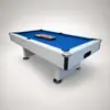 Mesas de billar estilo americano de stock de fábrica para uso doméstico, mesas de billar interiores de 233,1 cm para uso doméstico de 266,4 cm para uso comercial, mesas de competición de 299,7 cm al por mayor