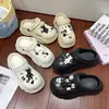 Nuevos Zuecos Integrados de Eva para Mujer Verano 2026, Sandalias Cerradas Cómodas Casuales con Dibujos, Suela Gruesa para Aumentar la Altura para Mujeres