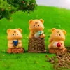 Producto Nuevo Original Osito Gordito Figura Linda Decoración de Resina DIY Accesorio de Bolsa Ciega Adorno para Escritorio de Oficina