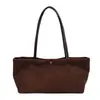 Bolsa de Ombro Grande Capacidade para o Outono e Inverno, Bolsa de Mão Feminina, Nova Bolsa Tote de Camurça e Pelúcia 2026, Bolsa de Ombro Simples