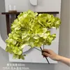Ramo de Flores Artificiales con Hortensia, Hortensia Fantasía de 5 Cabezas de Alta Gama, Hortensia Belleza, Pared de Flores para Boda