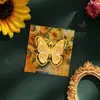 Marcador de Página de Metal Borboleta, Estilo Chinês Clássico, de Alto Padrão e Requintado, uma Linda Caixa de Presente para Alunos Darem a Professores, Clipe de Página de Livro de Alto Valor