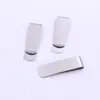 Mini porta-cartões de metal elegante e simples, clipe para caneta, porta-dinheiro de metal criativo, porta-cartões de carteira masculina, clipe para notas