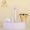 Conjunto de Produtos de Skincare de Alta Gama em Estoque: Frasco de Vidro 100ml Frasco Loção Essência, Embalagens para Pote de Creme Facial 50g