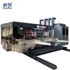 Máquina Automática Completa de Impresión y Ranurado Equipo de Troquelado y Formado sin Presión Servo de Borde Frontal Máquina de Impresión de Cartón de Alta Velocidad con Inyección de Tinta
