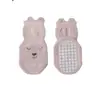Nuevos calcetines de suelo para bebé de Primavera y Otoño calcetines para niños algodón peinado bebé calcetines antideslizantes para niños pequeños dibujos animados de media pantorrilla calcetines de algodón Clase A