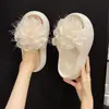 Sandalias de Mocasín para Mujer 2026 Nuevo Estilo Primavera/Verano, Sandalias Florales de Alta Apariencia, Sandalias de Suela Gruesa para Aumentar la Altura para Combinar con Faldas