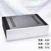 Chasis de amplificador de potencia totalmente de aluminio con disipación de calor en dos lados Chasis de amplificador de potencia de clase a trasero BZ4312