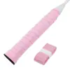 Cinta para Mango de Raqueta de Tenis Adhesiva Antideslizante Recubierta de Látex Gradiente de Agarre Manual Plano No Poroso Venta al por Mayor Cinta Perforada Absorbente de Sudor