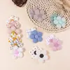 Versión Coreana de Bolsas para Ropa con Relleno de Algodón Multicolores con Estampado de Flores Lindas Accesorios Decorativos Semi-Terminados DIY Accesorios Venta al por Mayor