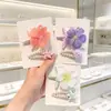 Presilhas Coloridas Oceano para Crianças Estrela do Mar Concha Acessórios de Cabelo para Meninas Franja Testa Lado Presilhas para Fios Soltos Grampos de Cabelo