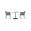 Mesa y Silla Nórdicas para Exteriores Silla de Mimbre para Balcón Exterior de Mimbre Muebles de Hotel para Jardín Exterior Patio de Ocio Encimera de Roca