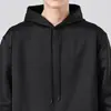 Nova blusa de moletom com forro de lã, grossa e com capuz, casaco masculino quente casual, moderno e estiloso, de corte solto, peça versátil