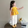 Conjunto de Bebé Niña Verano 2026 Nuevo Estilo Urbano Infantil Super Lindo Conjunto de Dos Piezas Ropa de Verano para Niñas Pequeñas