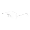 8139 Armazón Metálico Cuadrado Nuevo para Gafas, Moderno y Cómodo, Gafas Protectoras Unisex Simples Anti-Luz Azul