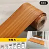 Adesivo de grão de madeira autoadesivo capa de madeira maciça cobrir furos reparar piso madeira borda de porta wrap tira decorativa renovação de guarda-roupa móveis