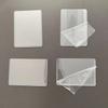Funda Guka B8 Totalmente Transparente Luz Blanca Engrosada Funda Protectora para Tarjeta Álbum Polaroid Tarjeta Pequeña de 3 Pulgadas Funda de Goma Dura