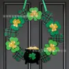 Popular St Transfronterizo. Decoraciones de Madera Colgantes de Trébol para el Día de San Patricio para el Hogar, Granja, Porche