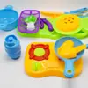 Nuevo juego de 18 piezas de herramientas de cocina para casa de muñecas, juguetes de alitas de pollo, verduras verdes, berenjena, juguetes para niños