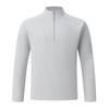 Moletom Masculino Dijia Estilo Igual Meio Zíper Gola Alta Manga Longa Tecido Roupas de Trabalho Urbanas Top Casual para Uso Externo Camisa Base