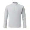 Camiseta Deportiva Exterior de Otoño e Invierno Estilo Mismo de Stone, Sudadera de Media Cremallera con Cuello Alto, Capa Base para Ciclismo y Senderismo, Camiseta Casual