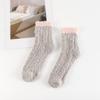 Calcetines de Coral Fleece para Maternidad para Mujeres Postparto Octubre Noviembre Otoño Invierno Felpa Engrosada Calientes para Dormir Algodón