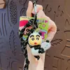 Chaveiro Pingente Autêntico Desenho Animado Shin-Chan Super-Homem Dinâmico Carro Chaveiro Boneca Fofa para Bolsa Decoração