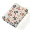 Amazon Nueva Manta para Mascotas Cuatro Estaciones Cálida Felpa de Coral Estampado de Huella de Pata Manta para Perros Esterilla para Gatos Fábrica en stock