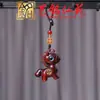 Colgante Llavero Caballo de Madera Arcoíris, Colgante para Teléfono Pony del Zodiaco Yiming Xianyuan, Colgante Decoración de Bolso
