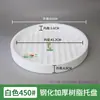 Bandeja de Gotejamento para Vasos Florais Base Respirável Prevenção de Podridão das Raízes Bandeja para Vasos Coleta de Água Redonda Branca Resina Espessada Liquidação