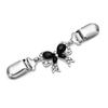Amazon desea explosiones broche clip retro europeo y americano clip de pico de pato chal bufanda cárdigan suéter broche clip ajustado