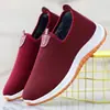 Sapatos Unissex com Forro de Fleece, Sapatos Casuais Slip-On Masculinos, Tênis Macios para Corrida, Sapatos Modernos Respiráveis com Solado Macio